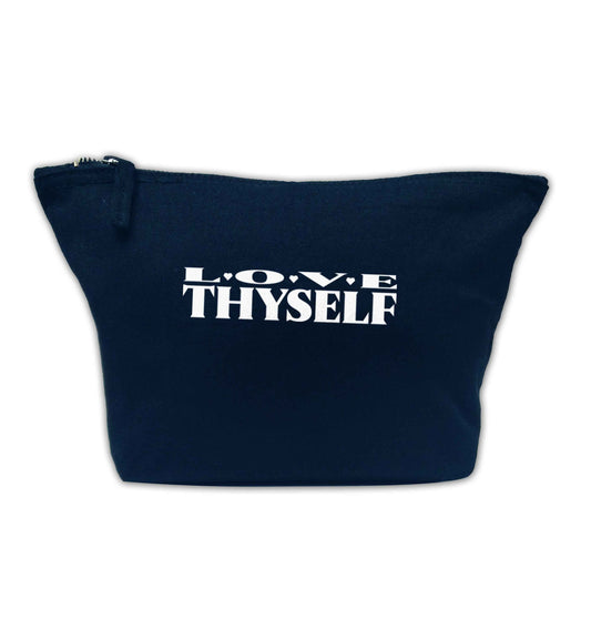 Love thyself navy makeup bag