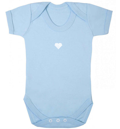 Tiny heart baby vest pale blue 18-24 months