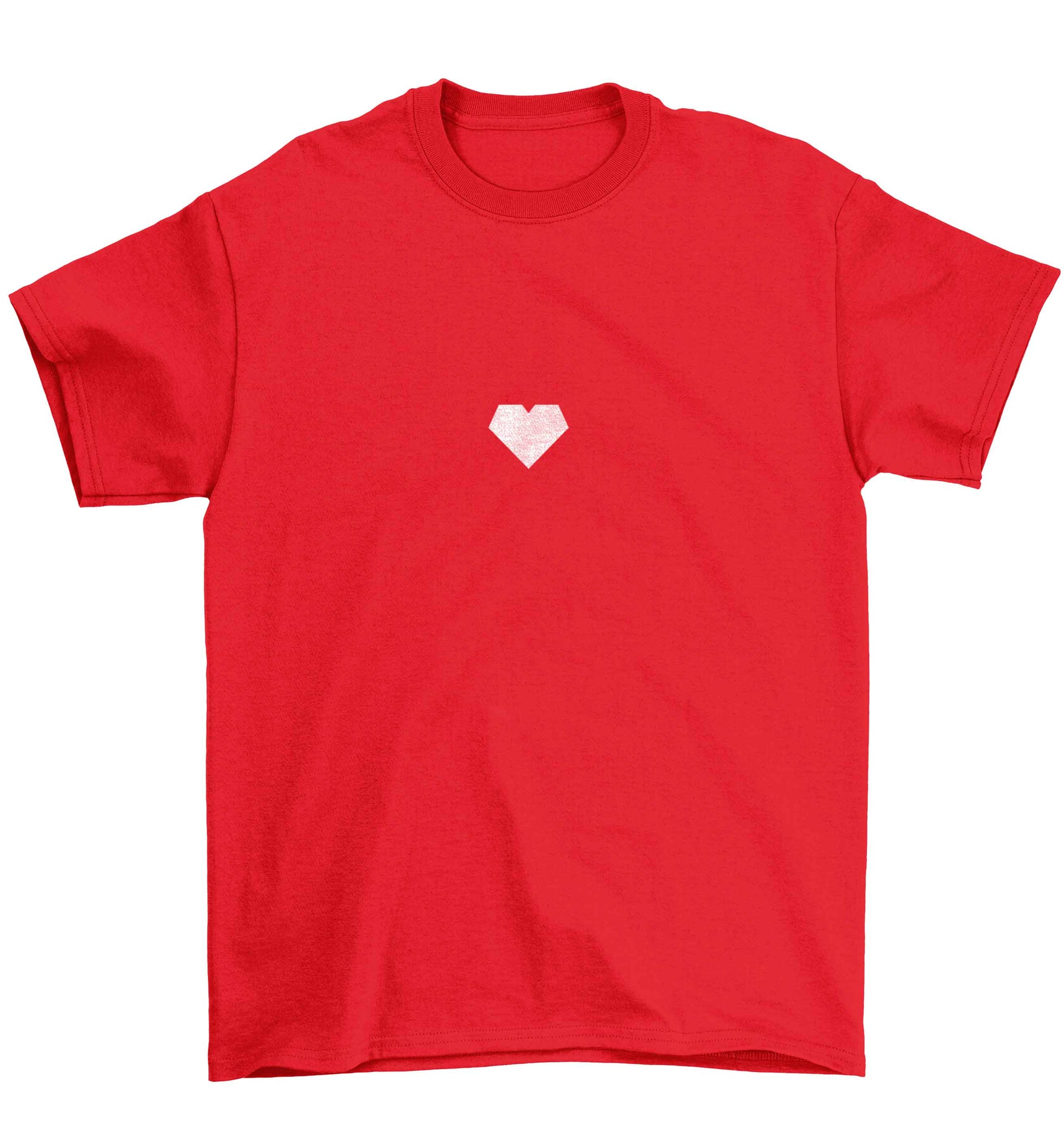 Tiny heart Children's red Tshirt 12-13 Years
