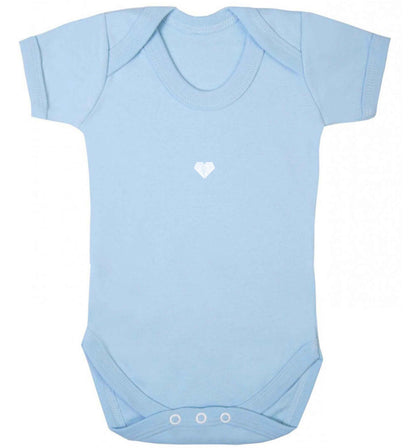 Tiny broken heart baby vest pale blue 18-24 months