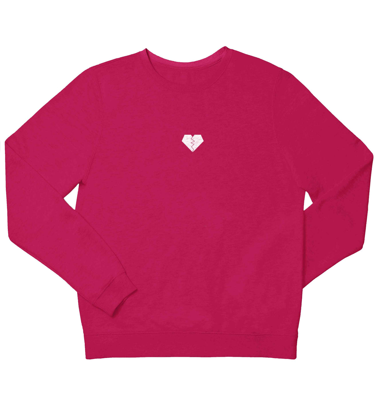 Tiny broken heart children's pink sweater 12-13 Years