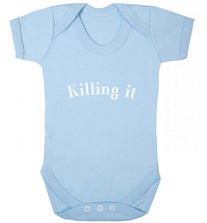 Killing it baby vest pale blue 18-24 months
