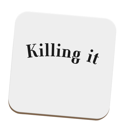 Killing it set of four coasters