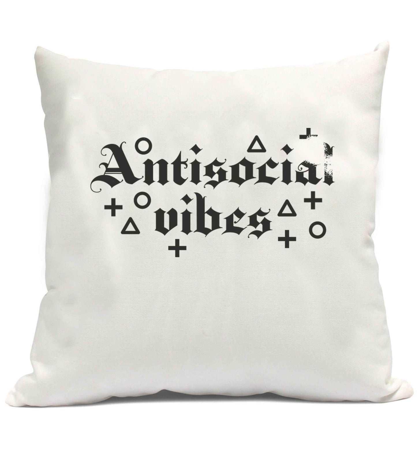 Antisocial vibes cushion cover and filling