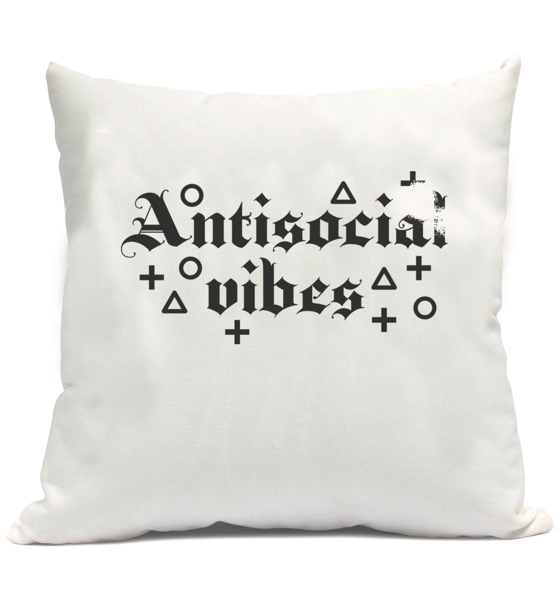Antisocial vibes cushion cover and filling