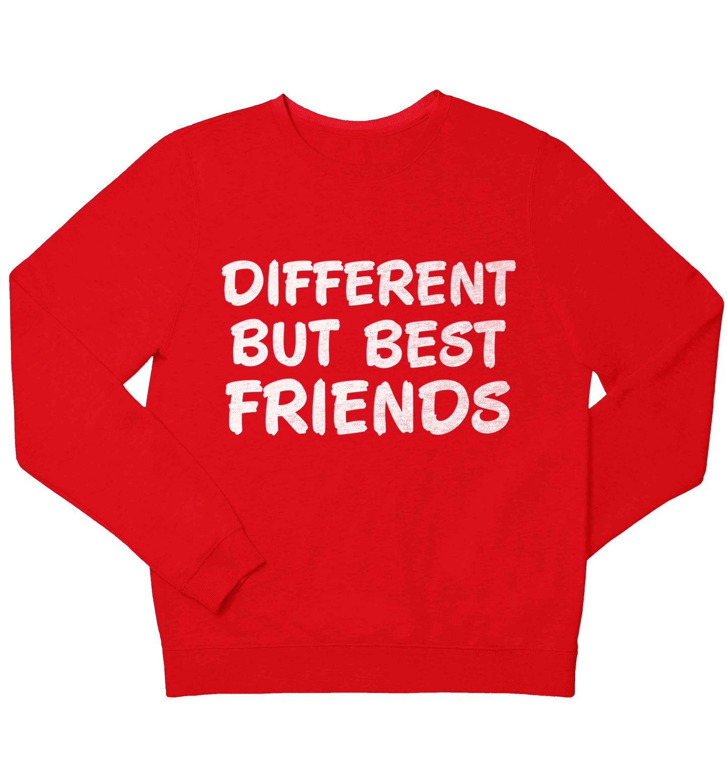 Different but best friends children's grey sweater 12-13 Years
