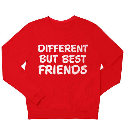 Different but best friends children's grey sweater 12-13 Years