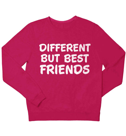Different but best friends children's pink sweater 12-13 Years