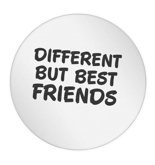 Different but best friends 24 @ 45mm matt circle stickers