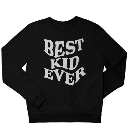 Best kid ever children's black sweater 12-13 Years