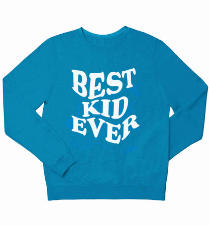 Best kid ever children's blue sweater 12-13 Years
