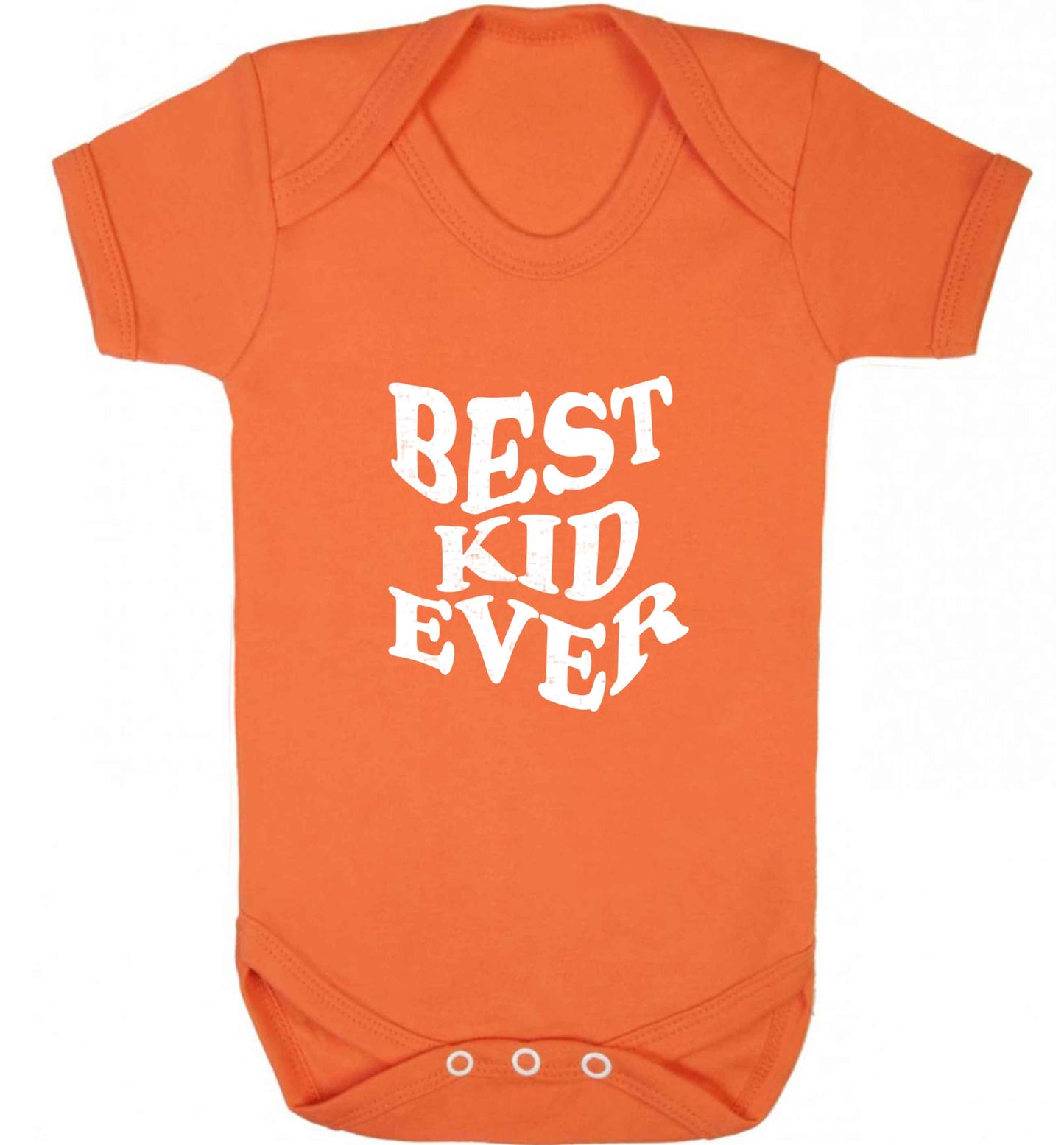 Best kid ever baby vest orange 18-24 months