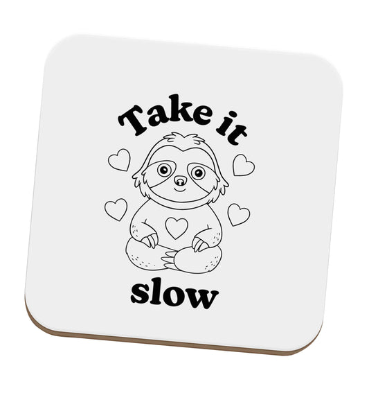 Take it slow set of four coasters