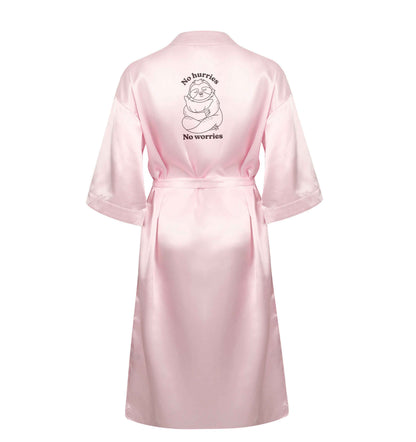 No hurries no worries XL/XXL pink ladies dressing gown size 16/18