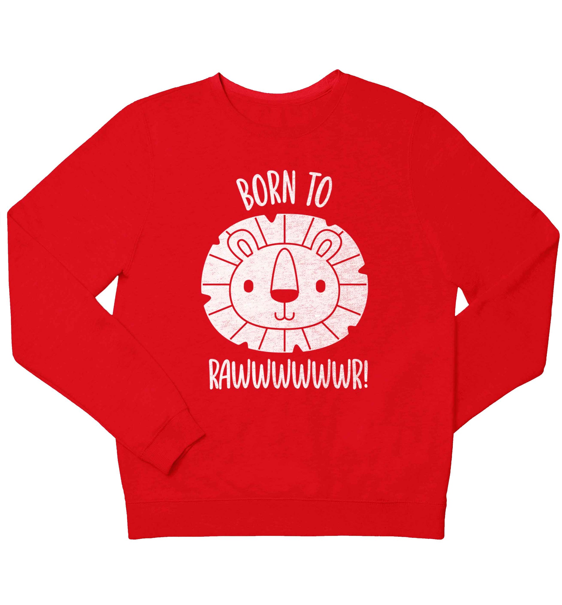 Born to rawr children's grey sweater 12-13 Years