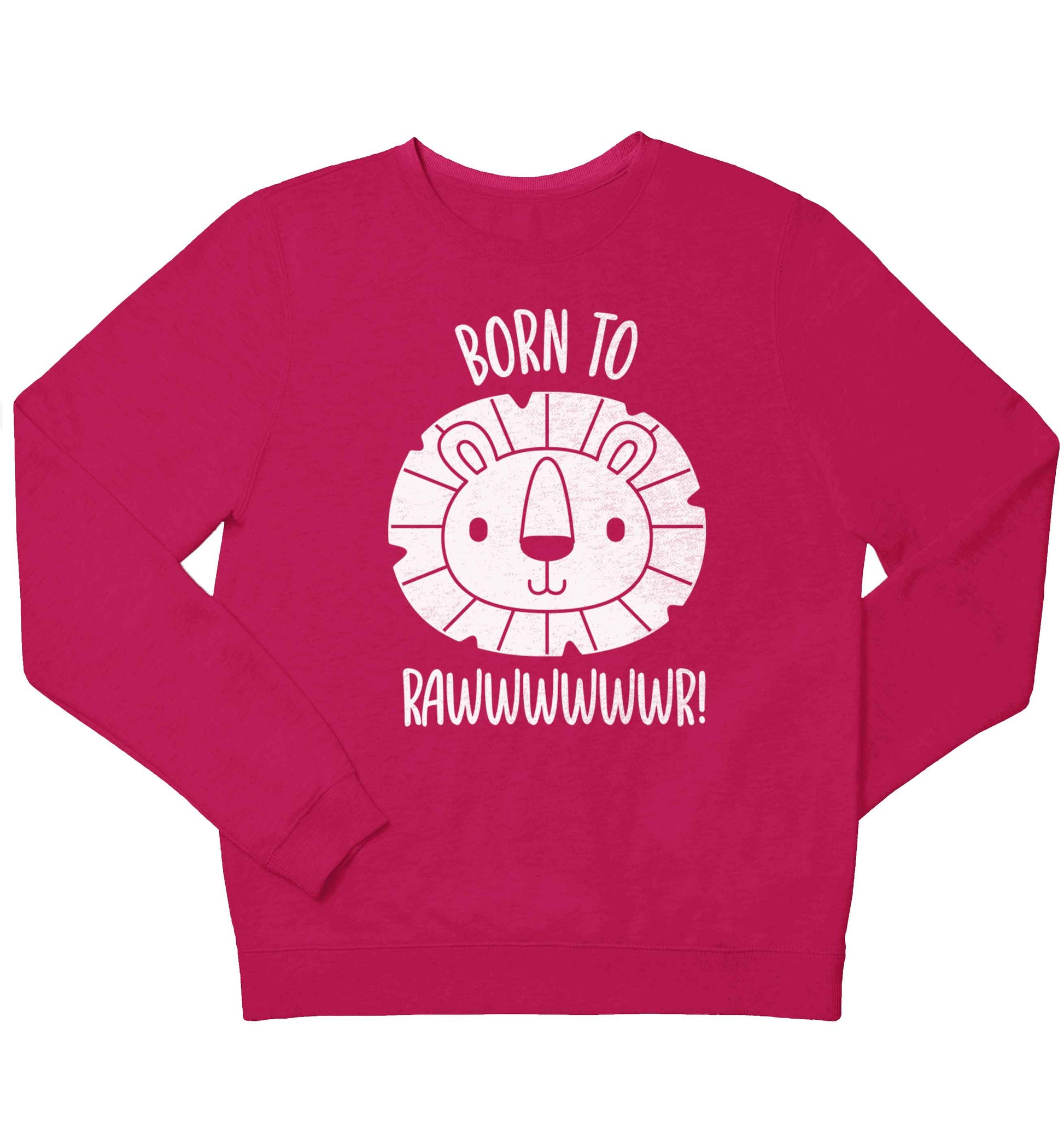 Born to rawr children's pink sweater 12-13 Years