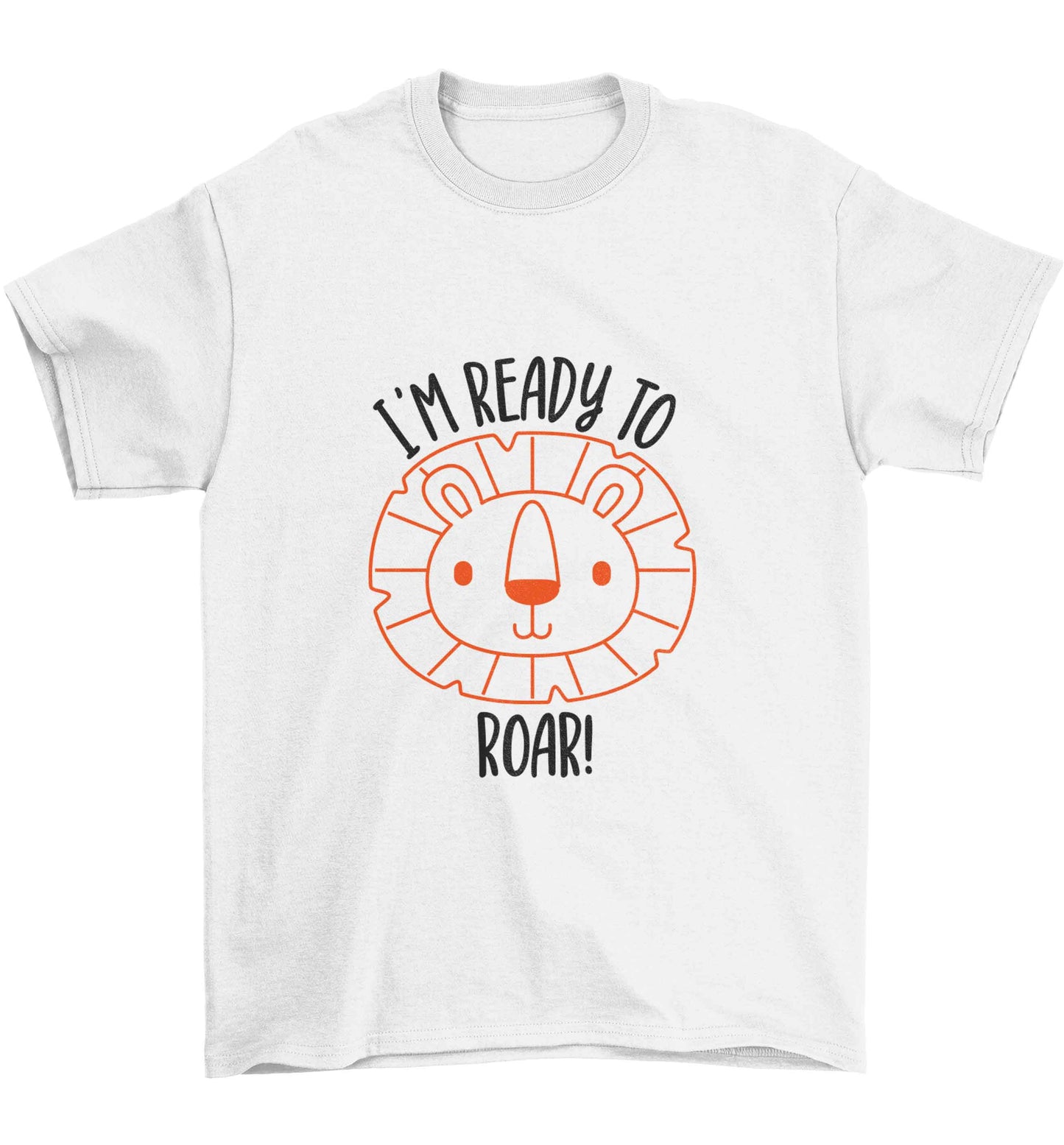 I'm ready to rawr Children's white Tshirt 12-13 Years