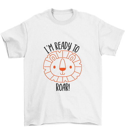 I'm ready to rawr Children's white Tshirt 12-13 Years