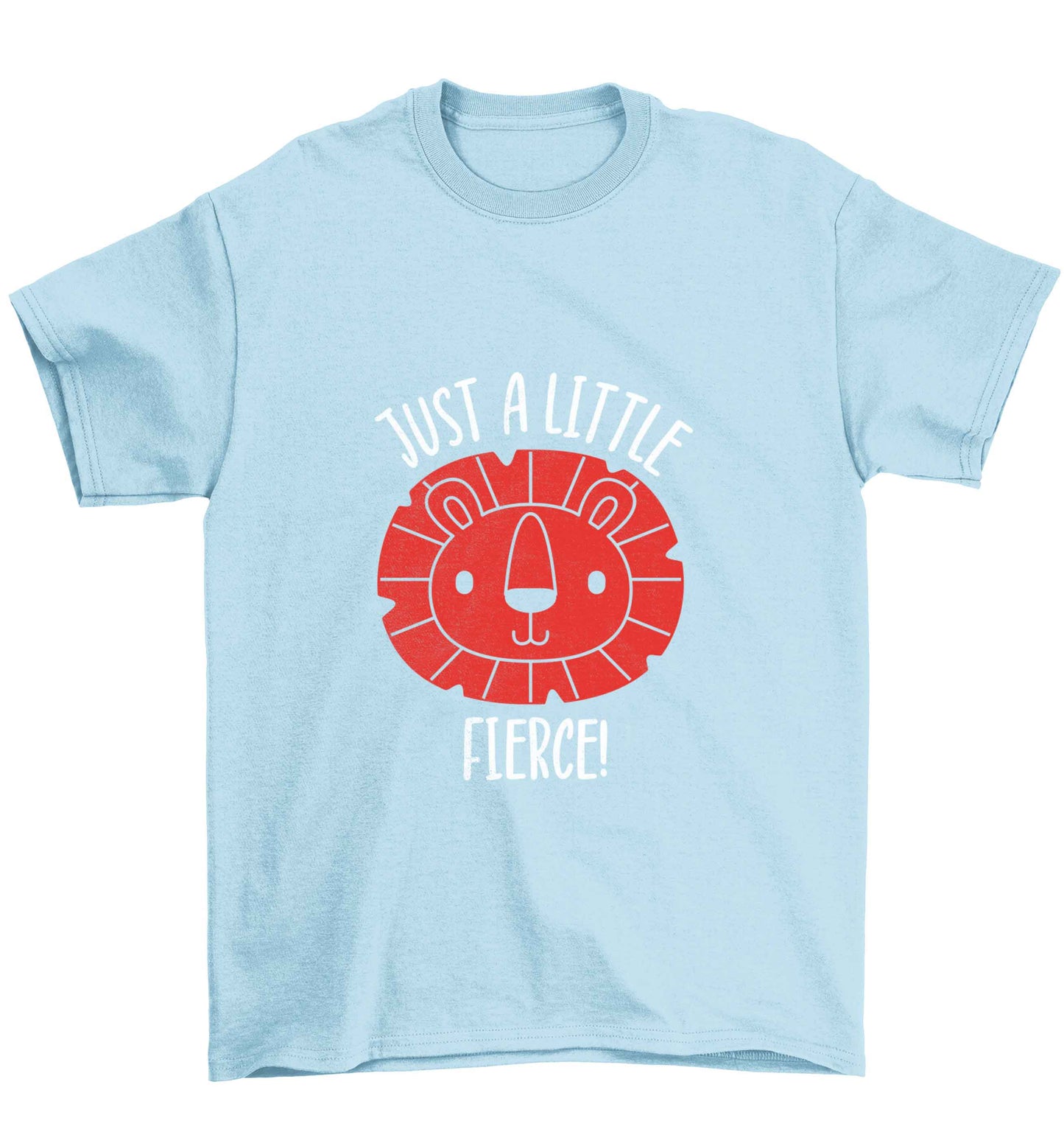 Just a little fierce Children's light blue Tshirt 12-13 Years
