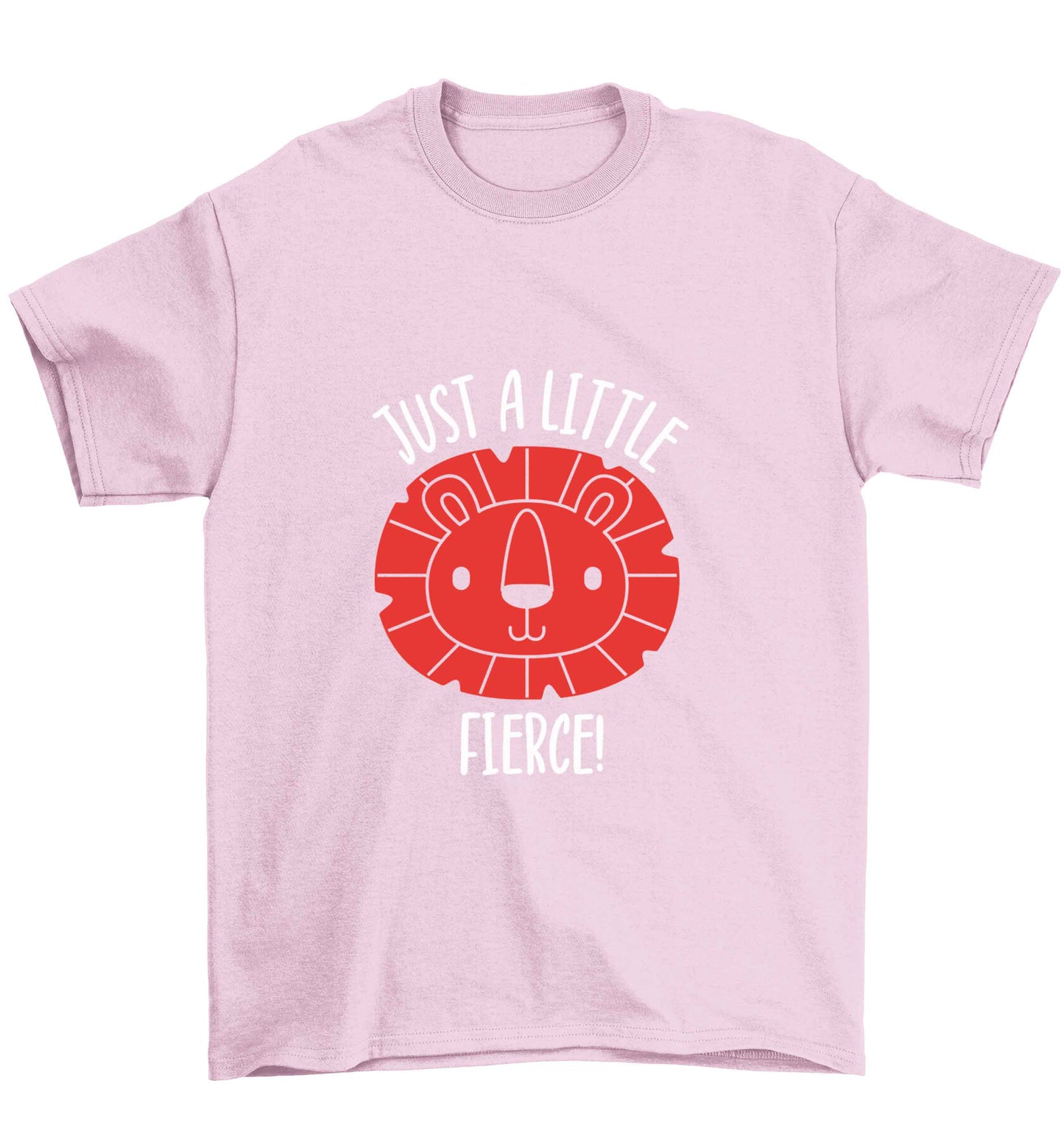 Just a little fierce Children's light pink Tshirt 12-13 Years