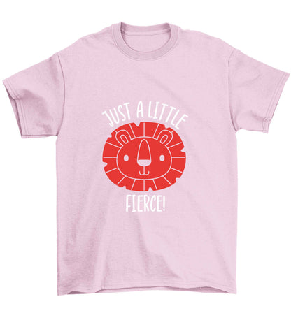 Just a little fierce Children's light pink Tshirt 12-13 Years