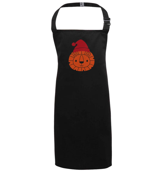 Santa lion black apron 7-10 years