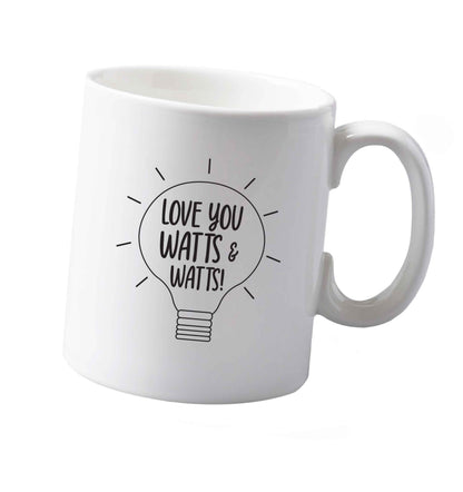 10 oz I love you watts and watts ceramic mug both sides