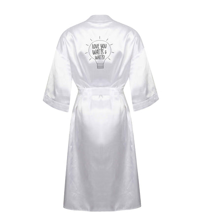 I love you watts and watts XL/XXL white ladies dressing gown size 16/18