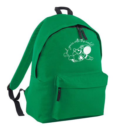 Dad, you're outta this world green adults backpack