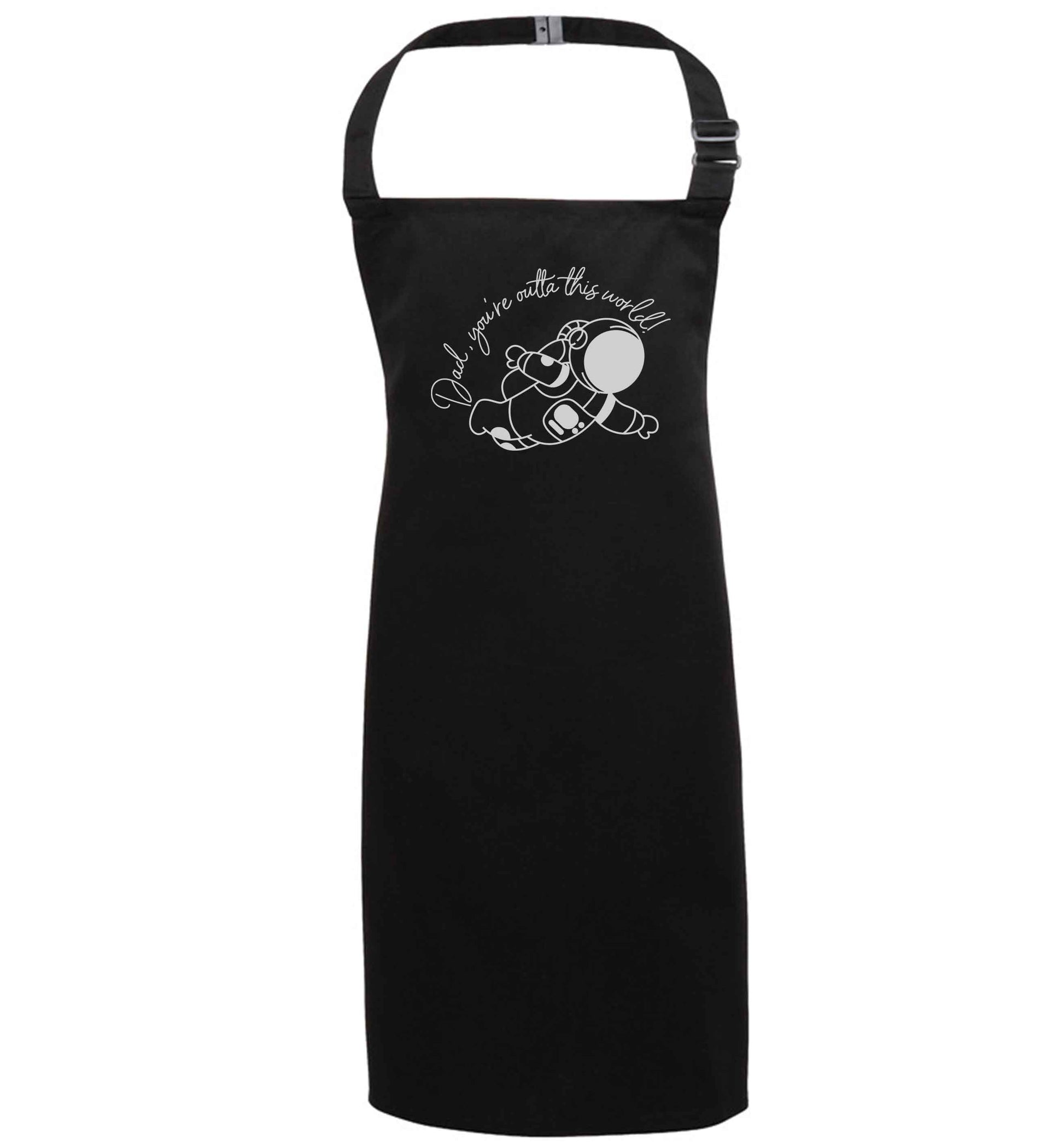 Dad, you're outta this world black apron 7-10 years