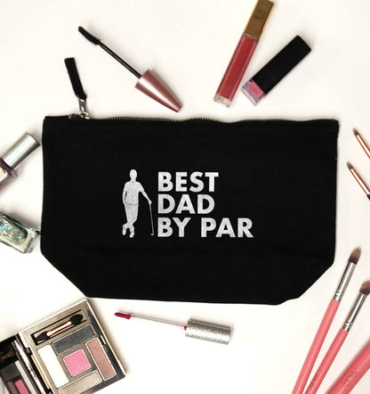Best dad by par black makeup bag