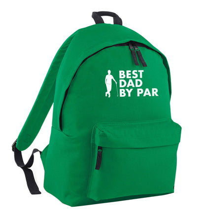 Best dad by par green adults backpack