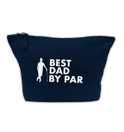 Best dad by par navy makeup bag