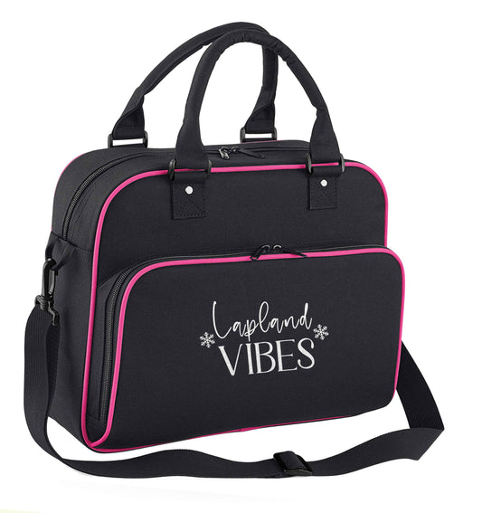 Lapland vibes children's dance bag black with pink detail
