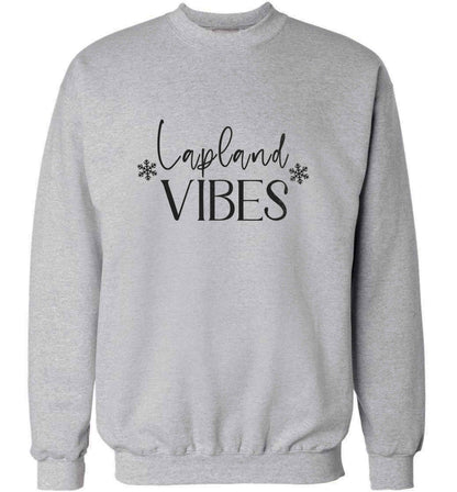 Lapland vibes adult's unisex grey sweater 2XL