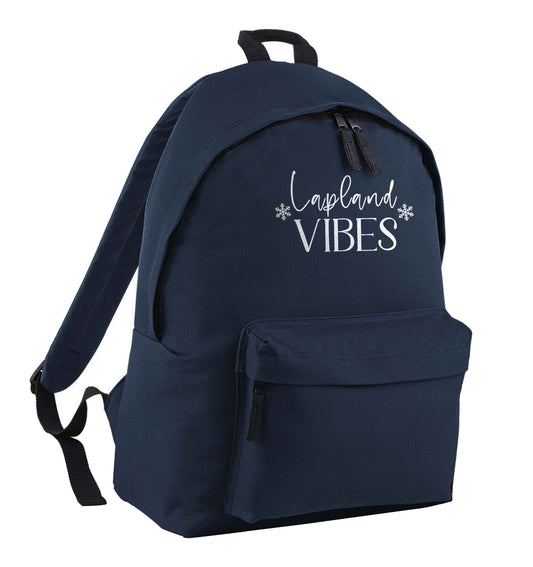 Lapland vibes navy adults backpack