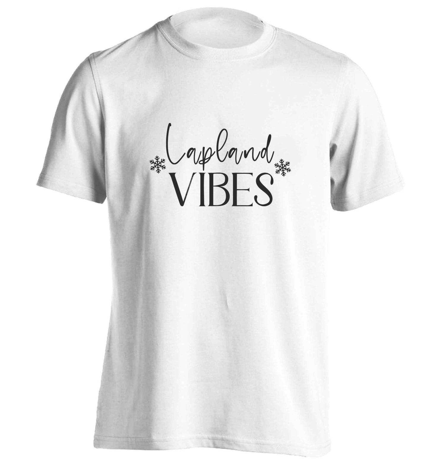 Lapland vibes adults unisex white Tshirt 2XL