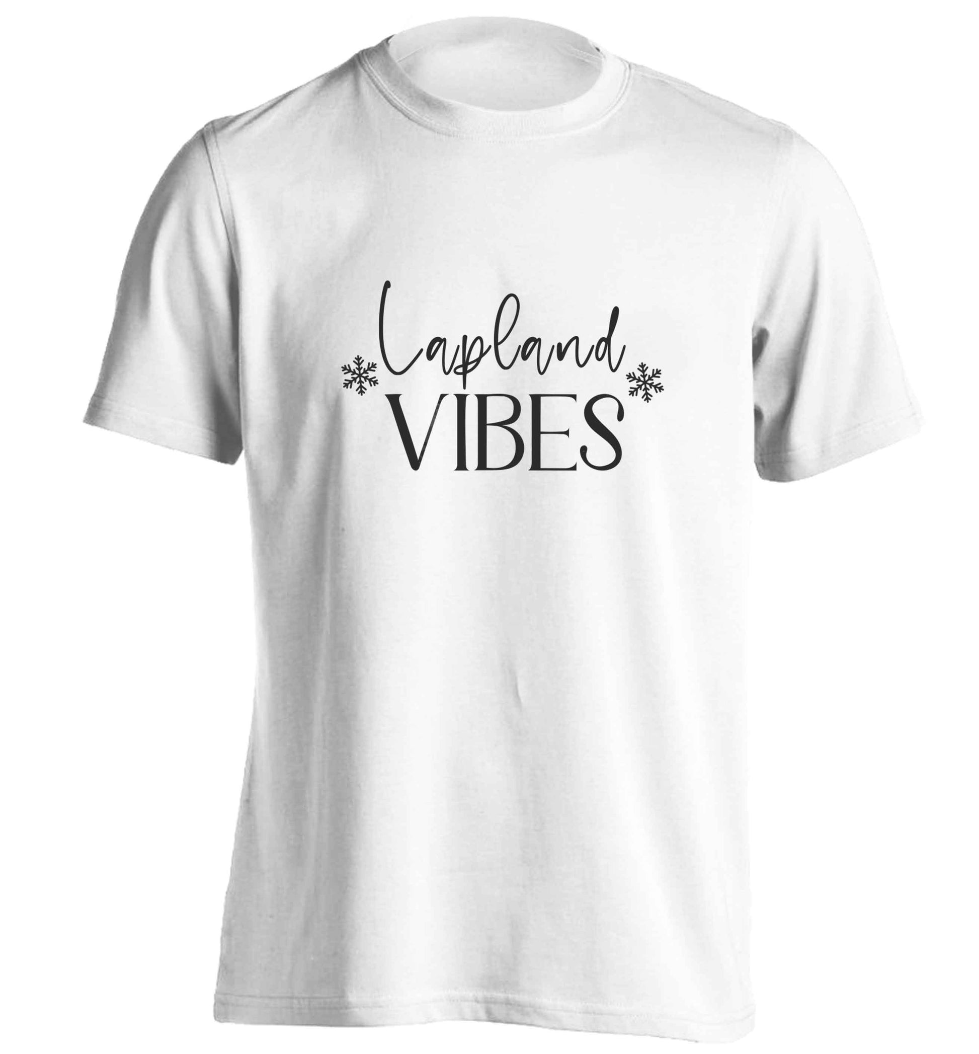 Lapland vibes adults unisex white Tshirt 2XL