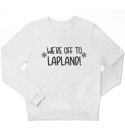 We're off to Lapland children's white sweater 12-13 Years