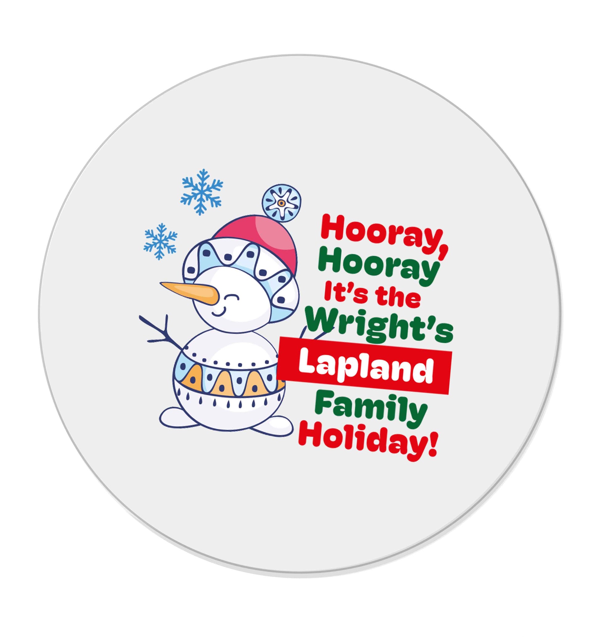 Hooray it's the personalised Lapland holiday! | Magnet
