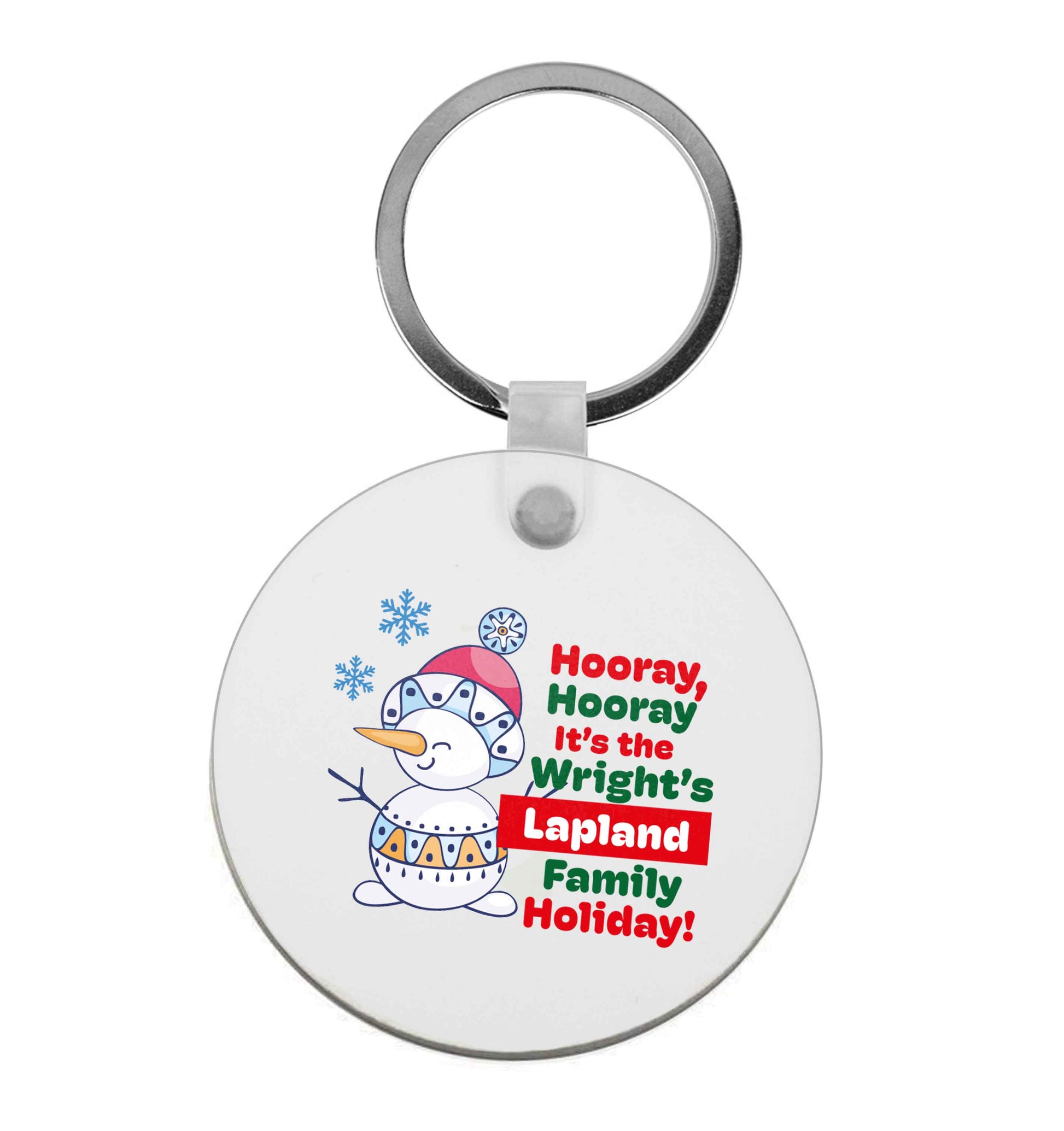 Hooray it's the personalised Lapland holiday! | Keyring
