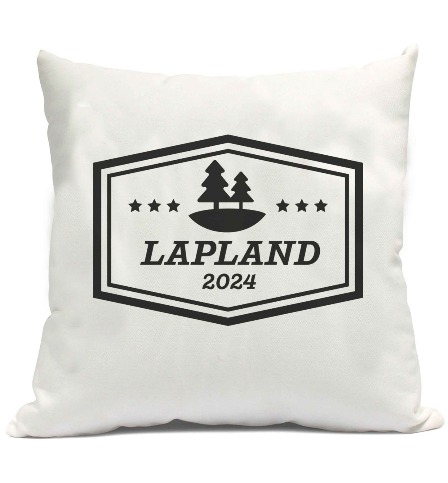 Custom date Lapland cushion cover and filling