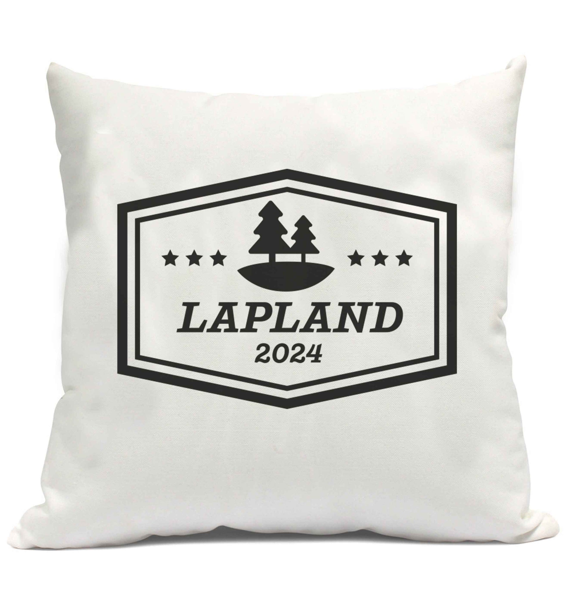 Custom date Lapland cushion cover and filling