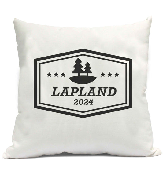 Custom date Lapland cushion cover and filling
