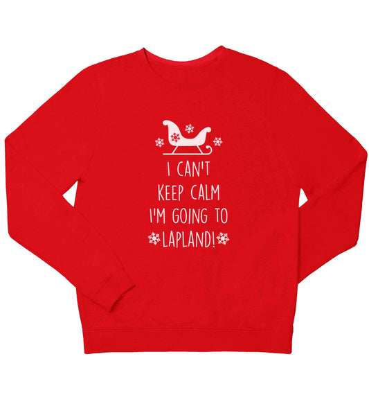 I can't keep calm I'm going to Lapland children's grey sweater 12-13 Years