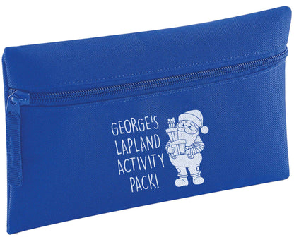Custom Lapland activity pack pencil case