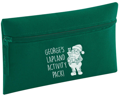 Custom Lapland activity pack pencil case