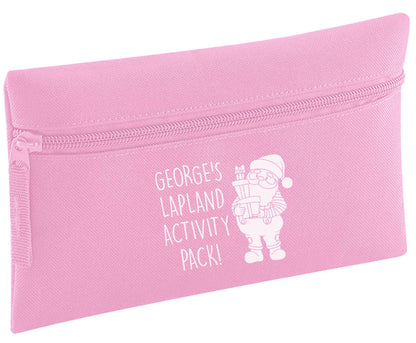 Custom Lapland activity pack pencil case