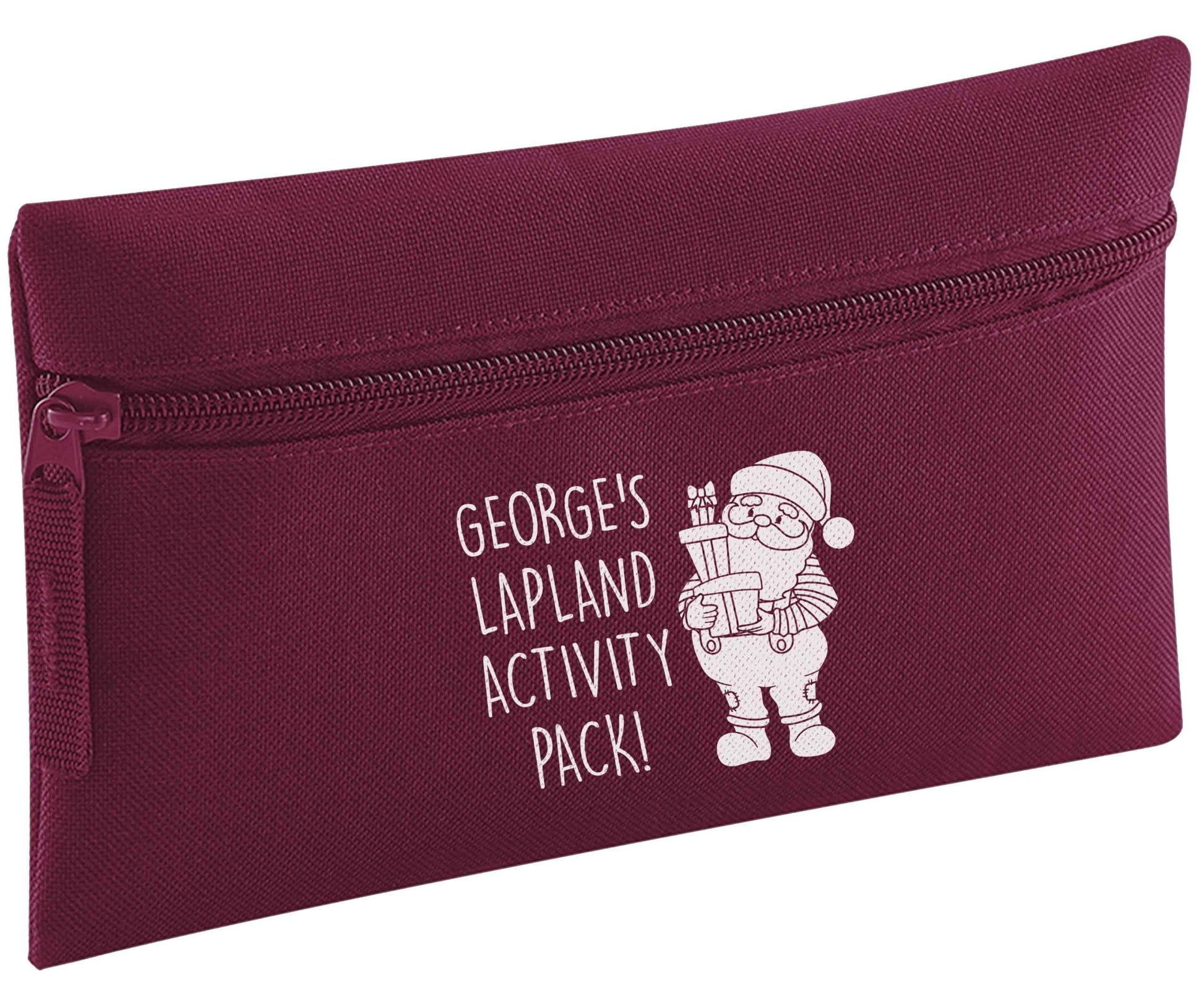 Custom Lapland activity pack pencil case
