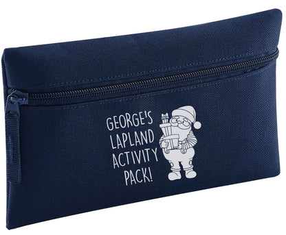 Custom Lapland activity pack pencil case